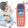 thumbnail image 1 of HUASHENG Baby Toy Phone Babies Learning Education Phone Music Cellphone Toddlers Call Learning Fun Kids Plastic Telephone, 1 of 5
