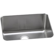 Elkay Lustertone Classic Stainless Steel 25-1/2" x 19-1/4" x 10", Single Bowl Undermount Sink