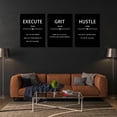 thumbnail image 2 of Inspirational Wall Art Set of 3, Minimalist Framed Wall Art Motivational Black Canvas Artwork Paintings, Positive Quotes Room Decor, Office Wall Posters for Living Room Bedroom Office 12"x16"x3, 2 of 6