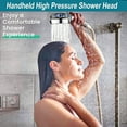 thumbnail image 2 of Turbo Hydro Jet Shower Head - 360 Turbo Propeller Head Hydro High Jet Pressure Shower Jet Head - Excellent for Low Water Pressure and Water Saving - with Fan Filter Adjust Pause Switch, 2 of 6