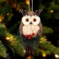 thumbnail image 4 of 1 Pcs Woodland Animal Xmas Ornaments,Lifelike Forest Animal Figurines,Animals Christmas Tree Ornaments,2D Acrylic Christmas Tree Decoration,Animal Xmas Hanging Ornament For Christmas Tree,B, 4 of 7