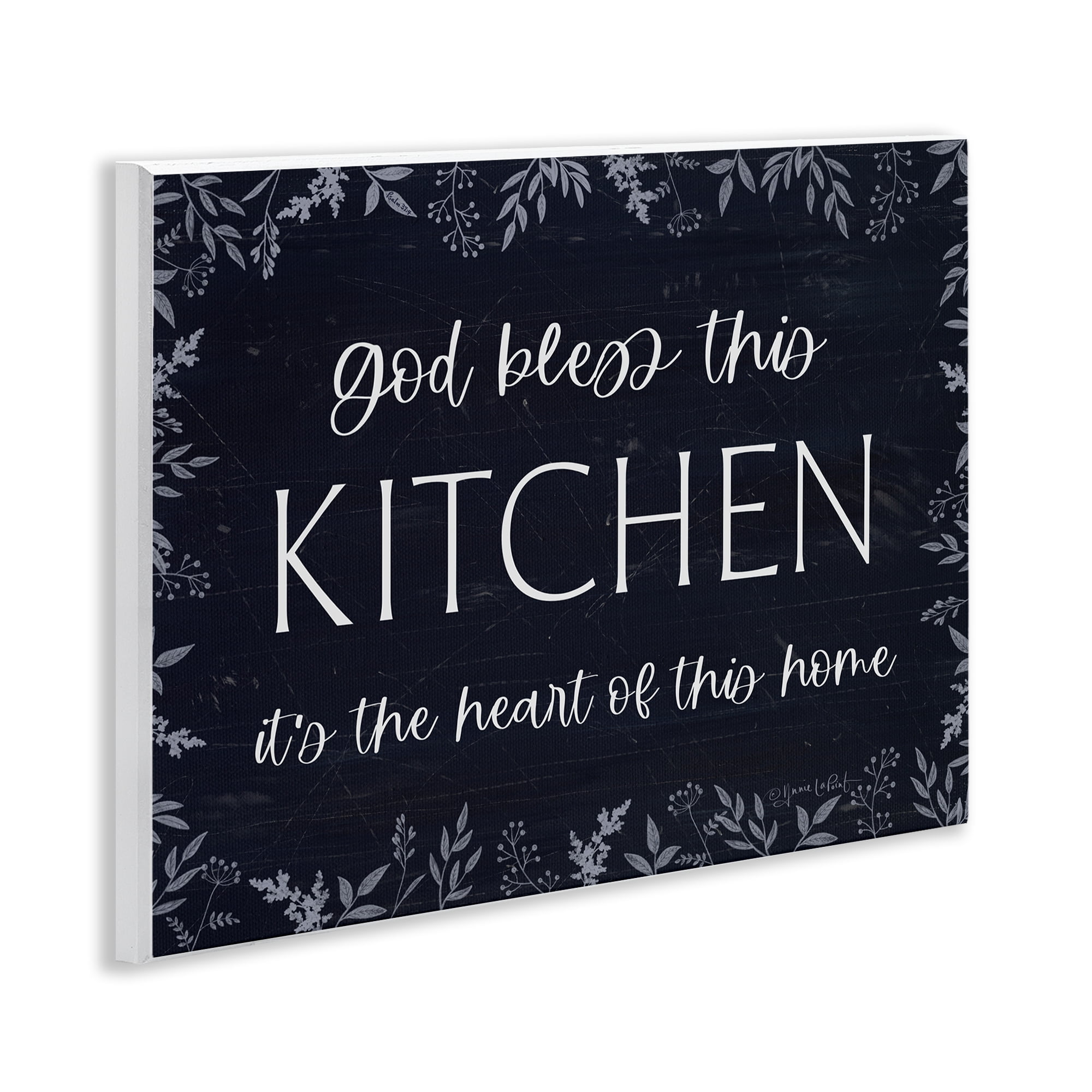 Stupell Industries Kitchen Heart Of This Home Wall Plaque Art, design by Annie LaPoint