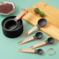thumbnail image 4 of Wzzjkit 8pcs Stainless Steel Measuring Spoon Multifunctional Gold Handle for Dry & Liquid Ingredients - Nesting Kitchen Gadgets for Baking & Cooking Tablespoon Measuring Spoon, 4 of 4