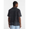 thumbnail image 3 of No Boundaries Crochet Shirt with Short Sleeves, Men's XS-4XLT, 3 of 5