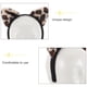 thumbnail image 3 of Diadema con orejas de gato y estampado de leopardo para mujer, accesorio para el cabello con orejas de animal esponjosas, ideal para cosplay, festivales y fiestas, 3 of 8