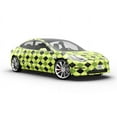 thumbnail image 6 of Rwraps Green Argyle Dapper Envy Gloss Vinyl Film Wrap 59in x 9ft Vinyl Vehicle Car Film Sheet Roll, 6 of 9