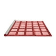 thumbnail image 2 of Ahgly Company Machine Washable Indoor Rectangle Checkered Red Modern Area Rugs, 3' x 5', 2 of 4