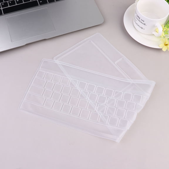 Soimiss Plastic Keyboard Cover Transparent PVC Waterproof for School Friends