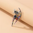 thumbnail image 4 of HomeKingdee Fashion Occident Cat Brooch for Women - Shiny Alloy and Rhinestone Brooch with Hollow Design for Various Occasions, 4 of 5