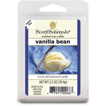 Vanilla Wax - ScentSationals Wax Cubes, Vanilla Bean