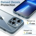thumbnail image 5 of JETech Case for iPhone 13 Pro 6.1-Inch, Shockproof Phone Bumper Cover, Solid Color Matte TPU Frame, Anti-Scratch Clear Back (Sierra Blue), 5 of 6