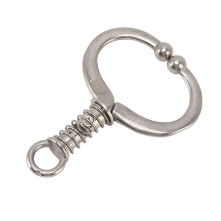 

2024 Cattle Nose Ring Durable Stainless Steel Cattle Ring Spherical Cattle Ring Clamp Traction for Home Farm HL Q4D