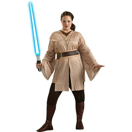 Jedi Knight Plus Adult Halloween Costume, Size: Women's Plus - One Size