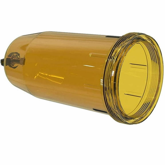 Wauebuly Fuel Tank Filter Bowl 495-4 with Drain Valve for Filter 495 495-3/4 496 496-3/4 497 497-3/4