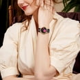 thumbnail image 4 of Avaner Women Stretch Band Watch,Bohemia Elastic Analog Quartz Big Number Floral Dial Wristwatch Easy To Read Birthday Valentines Day, 4 of 7
