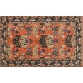 thumbnail image 1 of Ahgly Company Machine Washable Indoor Rectangle Traditional Saffron Red Area Rugs, 2' x 5', 1 of 7