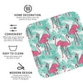 thumbnail image 3 of Vsdgher Flamingo Leather Coasters for Drinks, Durable Drink Coasters 4 Set for Tabletop Protection, Luxurious Home Décor and Housewarming Gift ( {designName})Square, 3 of 6