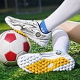 thumbnail image 5 of Boys Girls Soccer Shoes Non-slip Football Boots Cleats Grass Soccer Sneakers 2kr158, 5 of 6