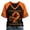 Black, variant on Women's On A Dark Desert Highway Cool Wind in My Hair Flying Witch Shirt, Vintage Halloween Short Sleeve V-Neck Fall Spooky Graphic Tops Tee Ginger XL