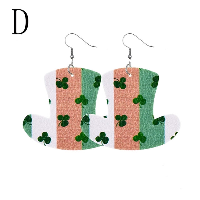 Jusqu'à 65 % de Rabais sur les Boucles d'Oreilles St. Patrick Vertes en Forme de Goutte Bijoux Cadeau de Vacances pour Femme Collier Bagues Boucles d'Oreilles Bijoux en Liquidation
