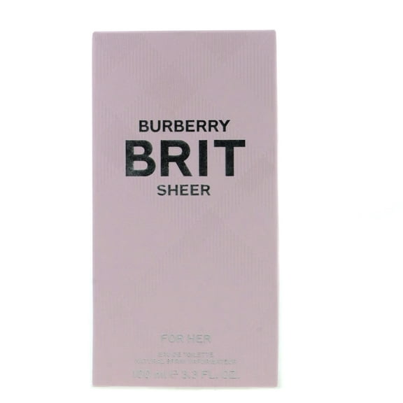 Burberry Brit Sheer Eau de Toilette for Her, 3.3 oz
