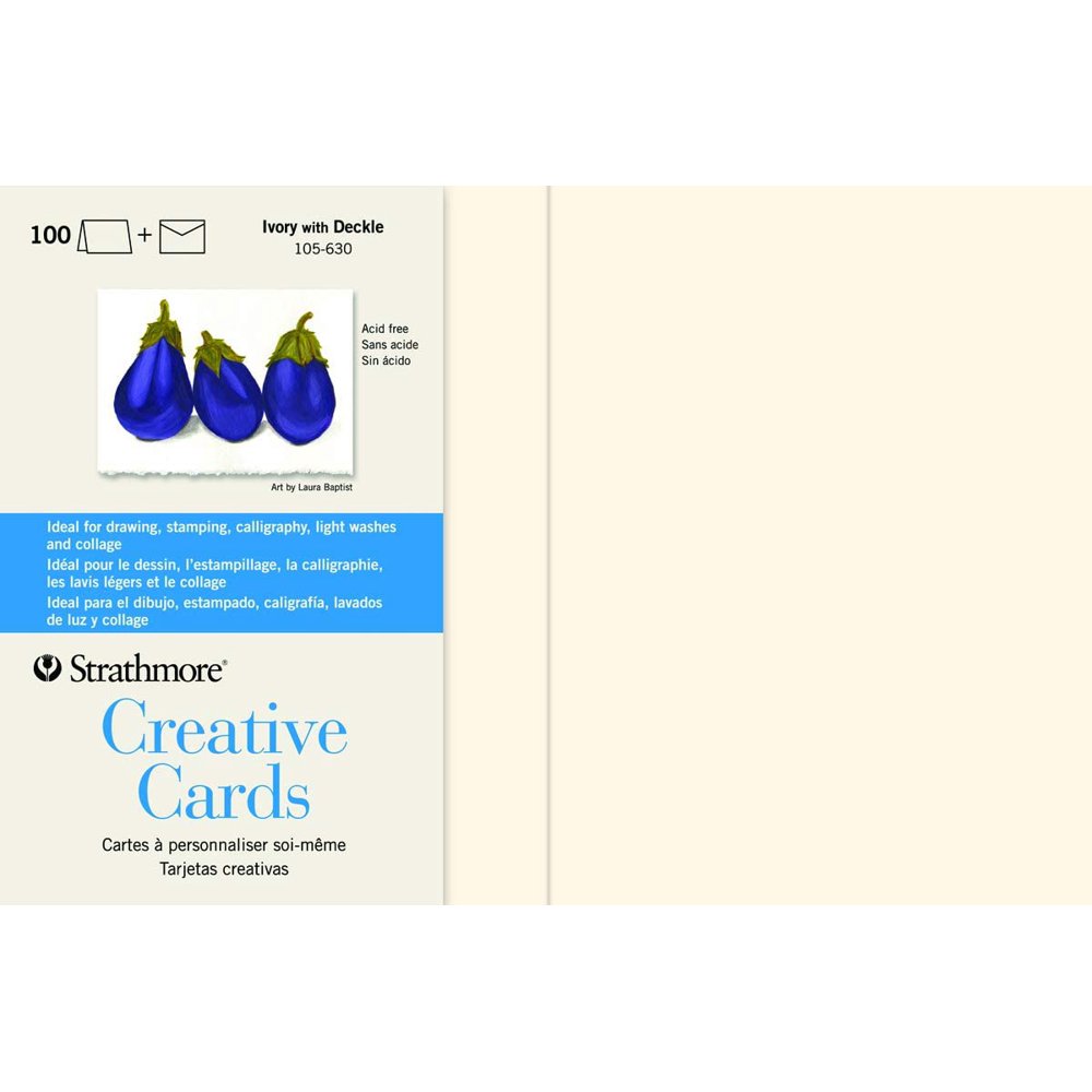 Strathmore 1056301 Creative Cards and Envelopes 5" x 6.875", 100 Pack