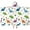 White Dinosaurs Geometric-1, variant on White Dinosaurs Landscapes Pattern Hooded Bath Towel,50"x30" for Ages 3 To 12 Kids, Quick Dry Lightweight Soft Microfiber Hood Beach Towel Cover Up for Kids