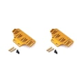 thumbnail image 2 of Vogacara Parachoques trasero de coches de control remoto 1/28, piezas de repuesto anticolisión, reemplazo de reparación de parachoques de Oro 2piezas, 2 of 6