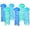 Dark Blue+Light Blue+Blue, variant on 6 Pack Blue Jellyfish Paper Lanterns 10'', Under the Sea Mermaid Birthday Party Decor, Nautical Ocean Themed Hanging Decorations for Classroom Home