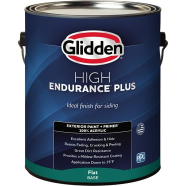 Glidden HEP Exterior Paint & Primer Warm Mahogany / Red, Flat, 1 Gallon