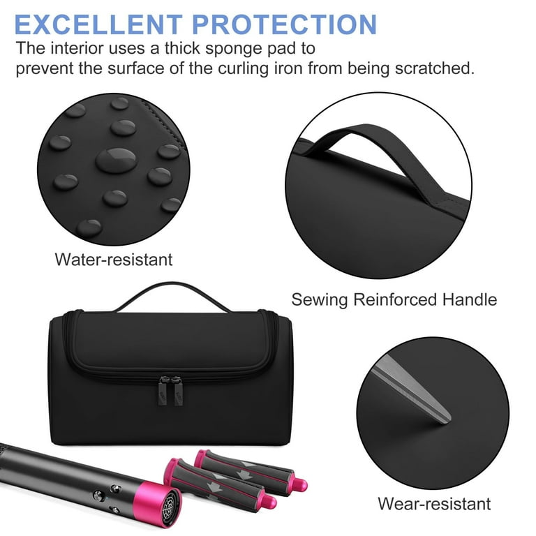 Travel Case Compatible with Dyson Airwrap Styler, Portable Storage