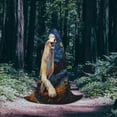 thumbnail image 5 of Honeii Vintage Starry Sky Labrador A Print Poncho Cape, Cloak Coat, Snuggly Hooded Wearable Blanket, Hooded Cape For Teenagers,Halloween Costumes-Large, 5 of 7