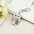 thumbnail image 5 of Fashion Gorgeous Owl Watch Clip Pocket Keychain Mother's Day Birthday Anniversary Gifts for Mom Of The Day, 5 of 8