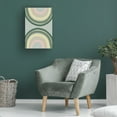 thumbnail image 4 of Canvas Wall Art - Pictufy Studio 'Double Rainbow Green' Wall Art for Living Room, Bedroom, or Office Décor by Trademark Fine Art - 30 x 47 Inches, 4 of 4