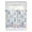 Black White, variant on Eucalyptus Leaves Tier Curtains 45 Inches Long, Spring Summer Watercolor Botanical Window Treatment Curtain Drapes, Window Half Privacy Curtains for Bedroom Bathroom, 42"x45", 2 Panels