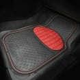 thumbnail image 6 of FH Group Climaproof Rubber Red Car Floor Mats, Universal Fit 3pc Full Set with Air Freshener, 6 of 8
