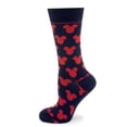 thumbnail image 1 of Mickey Mouse Silhouette Blue Socks, 1 of 3