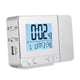 thumbnail image 5 of Reloj despertador de proyección Jadeshay multifunción LED Plata, 5 of 8