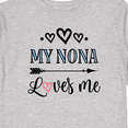 thumbnail image 4 of Inktastic My Nona Grandma Loves Me Girls Girls Long Sleeve Toddler T-Shirt, 4 of 5