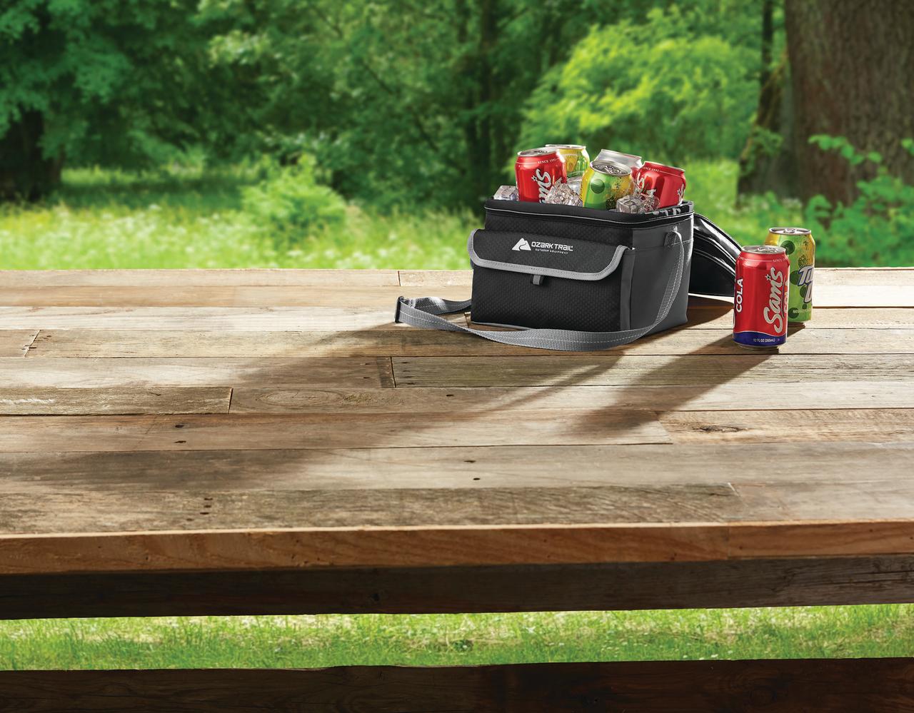 Ozark Trail 6 Can Soft-Sided Cooler, Black