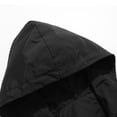 thumbnail image 6 of VeFlora Men's Active Solid Jackets, Lightweight Anorak Coat Tops -Half-Zip, Hooded, Elastic Hem, Spacious Pocket, Durable Fabric, Versatile Streetwear(Army Green/XS), 6 of 8