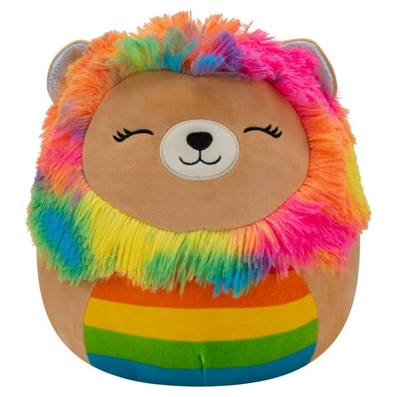 Squishmallows 12 inch Achim the Pride Lion with Rainbow Mane - Child's Ultra Soft Stuffed Plush Toy