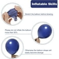 thumbnail image 7 of TETOU 129Pcs Navy Blue Ballons, Latex Party Balloons, Different Sizes 18/12/10/5 Inch Party Balloon Kit for Birthday Party Graduation Baby Shower Wedding Balloon Decoration - Navy Blue, 7 of 7