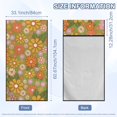 thumbnail image 3 of FOR U DESIGNS Hippie Flower Print Car Seat Protector Universal Front Seat Cover for SUV Sedan, Sweat Towel with Absorbent Microfiber, for Running, Swimming, and as a Picnic Mat, 3 of 7