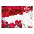 thumbnail image 3 of Tiptophomedecor Floral Wallpaper Wall Mural - Colors Of Spring: Red, 3 of 4
