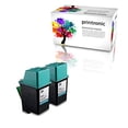 thumbnail image 2 of Printronic Remanufactured Ink Cartridge Replacement for HP 20 C6614DN (2 Black), 2 of 3