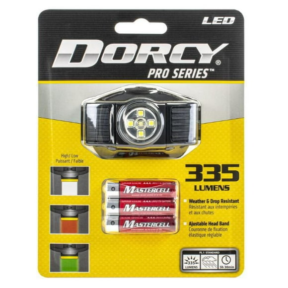 Lampe frontale Dorcy 335 Lumen lampe frontale LED
