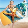 thumbnail image 3 of Xixinqiwan Beach Towels Clearance Under $5! Microfiber Absorbant Quick Dry Cozy Bath Towel,Marine Theme Blankets for Bathroom Beach, 3 of 3
