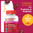 thumbnail image 3 of SmartyPants Digestive Probiotic & Prebiotic Gummies, 6 Billion CFUs, 60 Ct, 30-Day Supply, 3 of 9