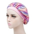 thumbnail image 2 of Yoyauz Satin Hat Sleep Hair Cap - Silk Hat, Suitable For Various Hairstyles, Equipped With Elastic Soft Band For Hair Care, 2 of 5